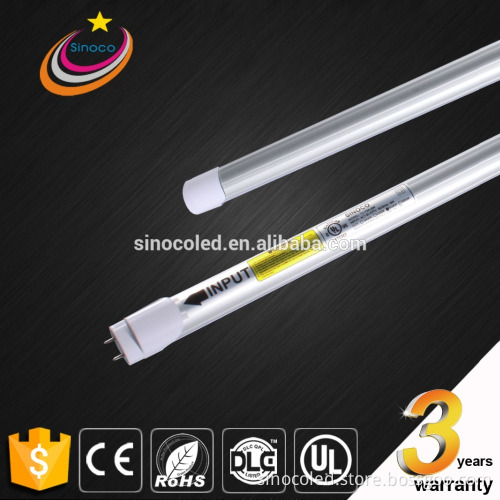 High lumen 4ft 18W led tube with UL cUL DLC CE ROHS certification